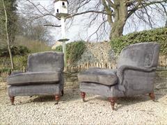 Howards and Sons pair of antique armchairs - Grafton model3.jpg
